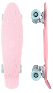 Swell Skateboards 22 inch and 28 Inch Plastic Retro Mini Cruiser Complete Skateboard for Beginners, Boys, Girls, Youths, Teens, Adults, and College Students.