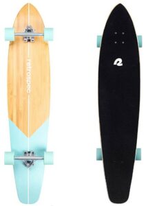Retrospec Zed Longboard Skateboard Complete Cruiser | Bamboo & Canadian Maple Wood Cruiser w/ Reverse Kingpin Trucks